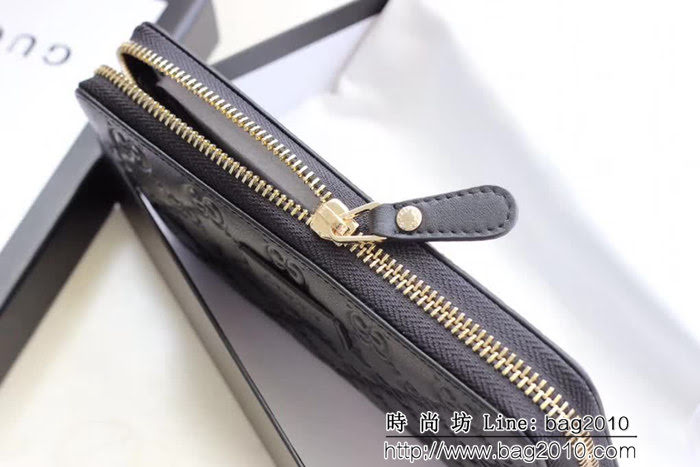 GUCCI古馳 專櫃品質 進口牛皮 男士長錢包 449391 WTG1823